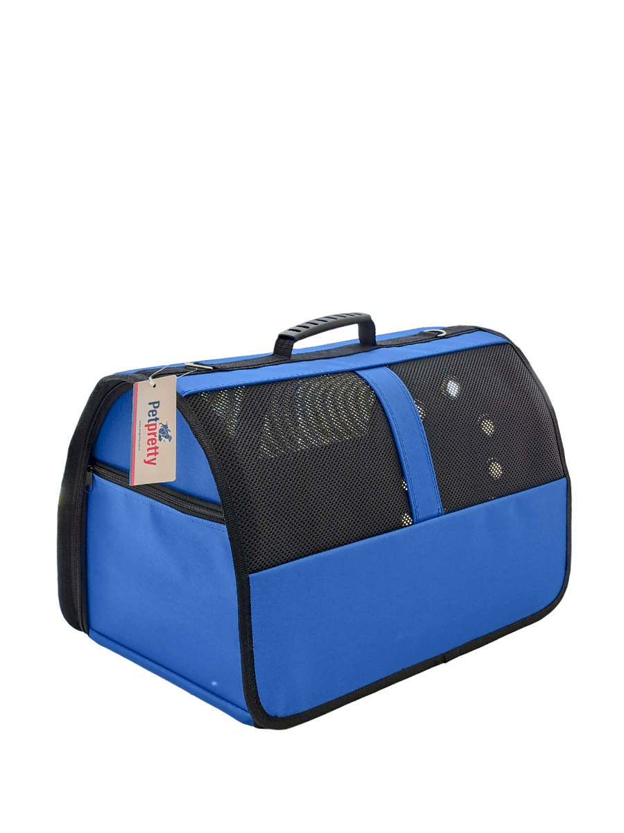 BÜYÜK BOY FİLELİ ÇANTA MAVİ 30*30*49 CM - Thumbnail