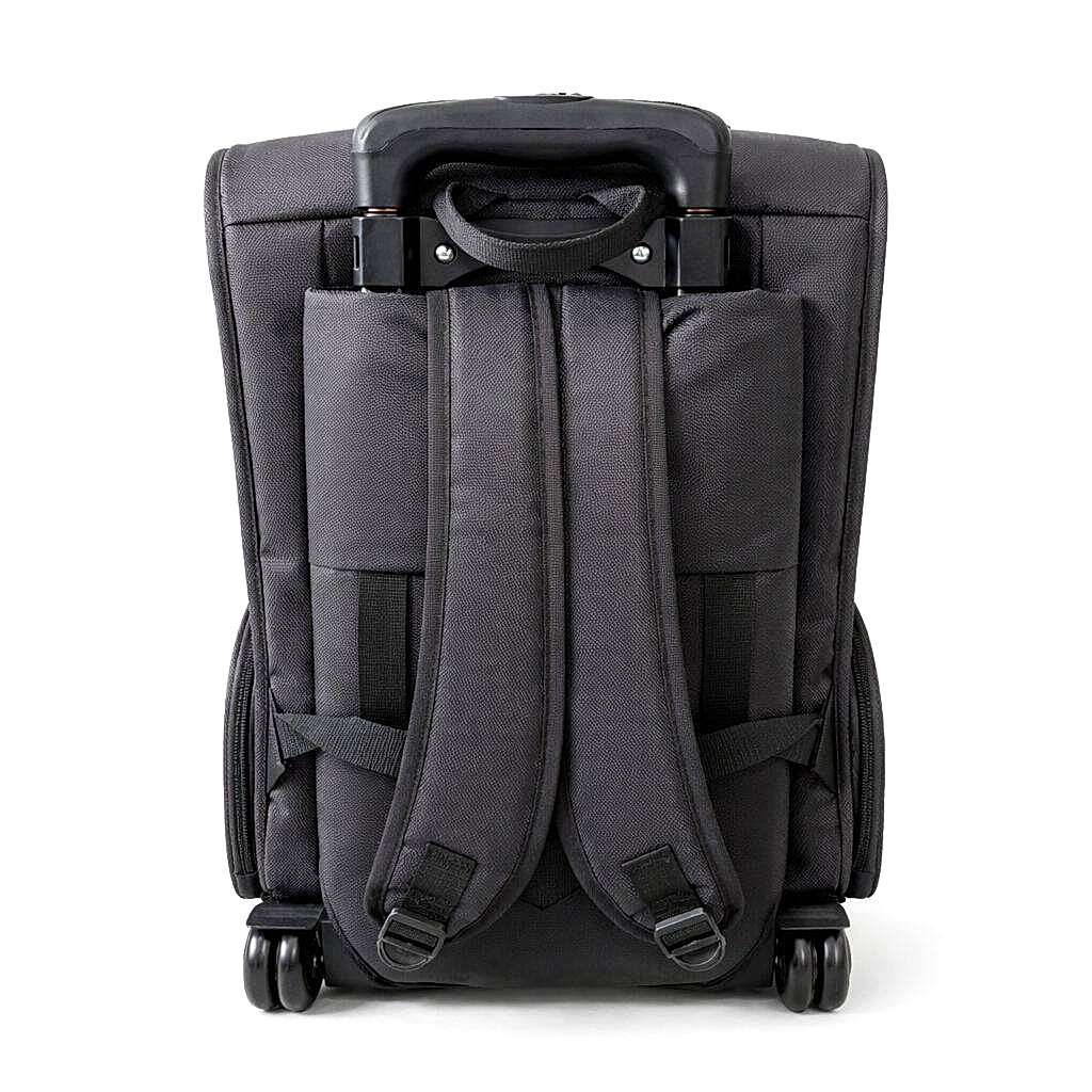 ÇEKÇEKLİ SIRT ÇANTASI SİYAH 32X28X46CM