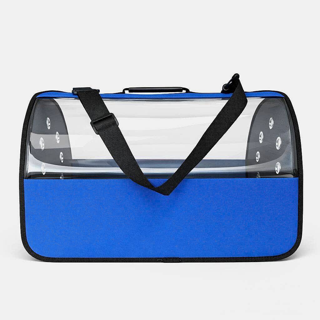 PETPRETTY ŞEFFAF ÇANTA BÜYÜK BOY MAVİ 30x30x49 CM