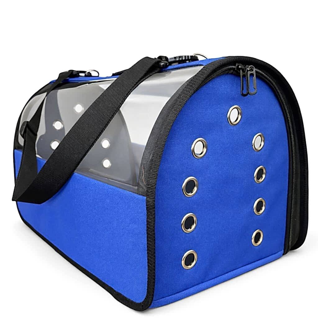PETPRETTY ŞEFFAF ÇANTA BÜYÜK BOY MAVİ 30x30x49 CM