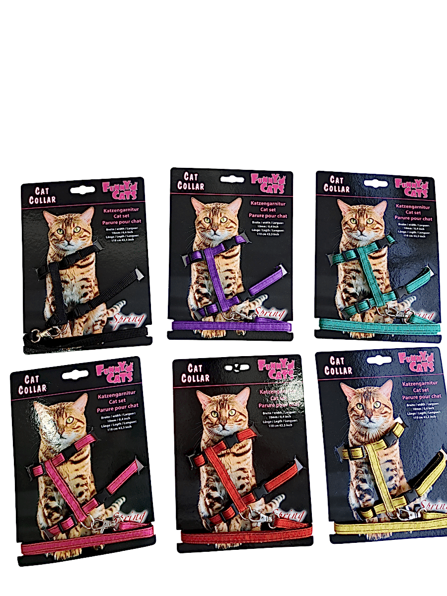  - FUNNY CATS KEDİ GÖĞÜS TASMA