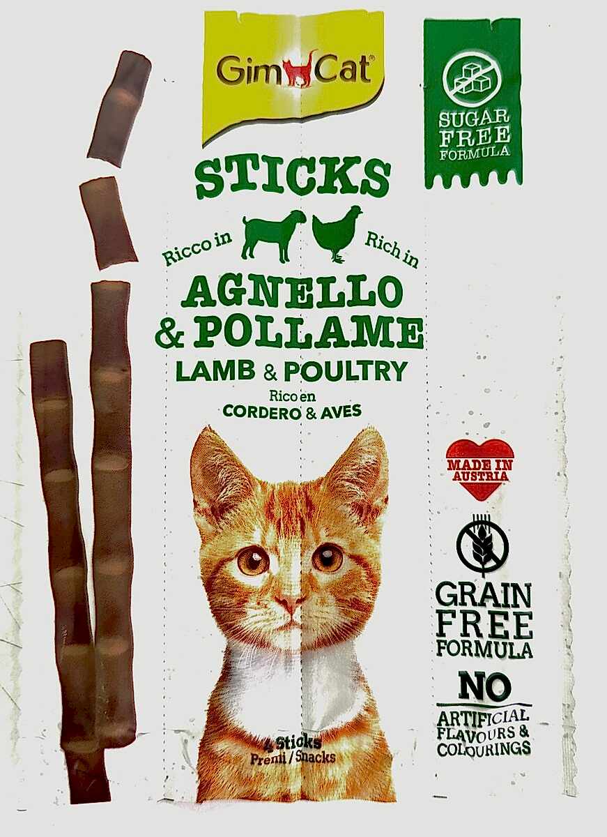 GİMCAT - GİMCAT STİCKS KUZU TAVUK 20 GR