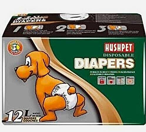 PETPRETTY - HUSHPET KÖPEK ALT TUVALET BEZİ L 12'Lİ 16-25 KG