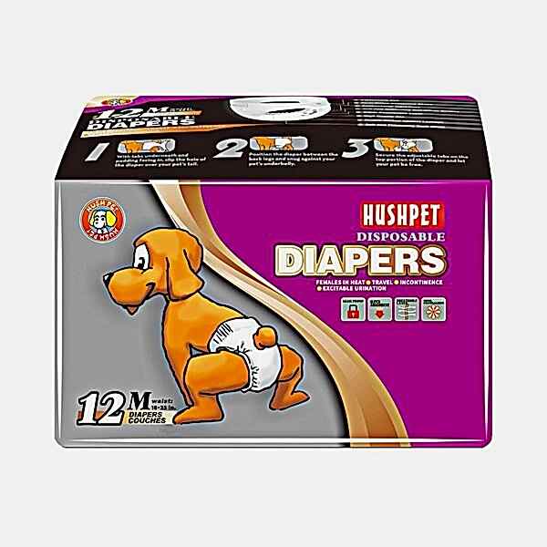 PETPRETTY - HUSHPET KÖPEK ALT TUVALET BEZİ M 12'Lİ 7-16 KG