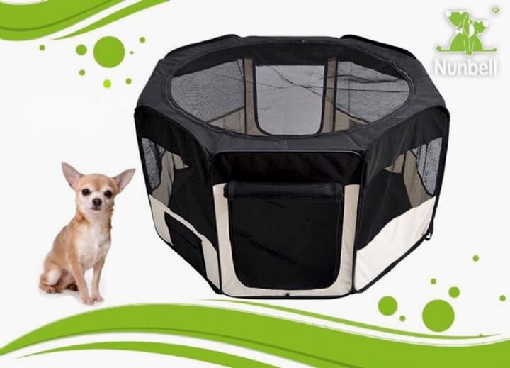 NUNBELL - KEDİ KÖPEK OYUN ALANI KUMAŞ 91*91*58cm