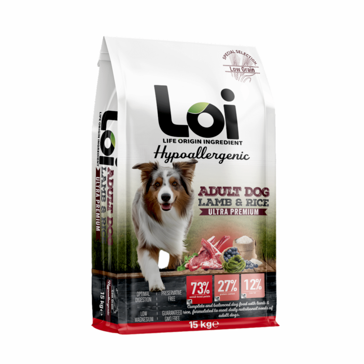  - LOI ADULT KÖPEK KUZU ETLİ 15 KG 
