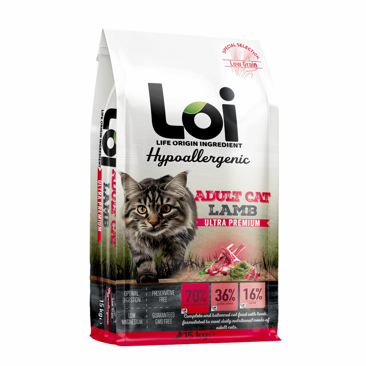  - LOI KEDİ KUZULU 15 KG