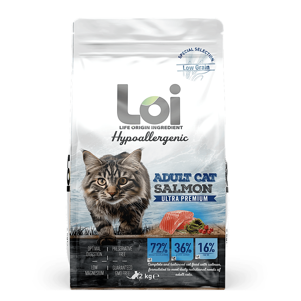  - LOI KEDİ SOMONLU 2 KG
