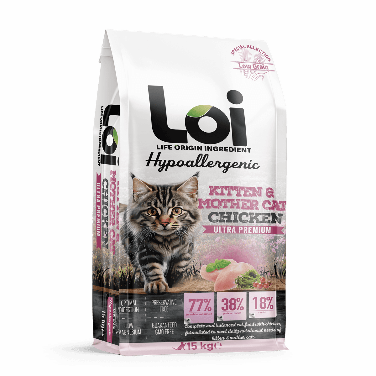  - LOI YAVRU KEDİ TAVUKLU 15 KG