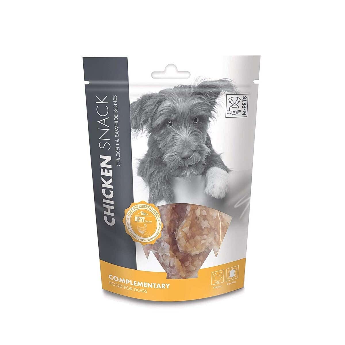  - M-PETS CHICKEN&RAWHIDE BONES KÖPEK ÖDÜL 80GR