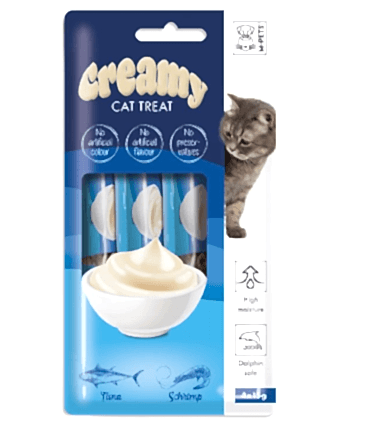  - M-PETS CREMY TON BALIKLI KARİDESLİ KEDİ ÖDÜLÜ 4*15GR