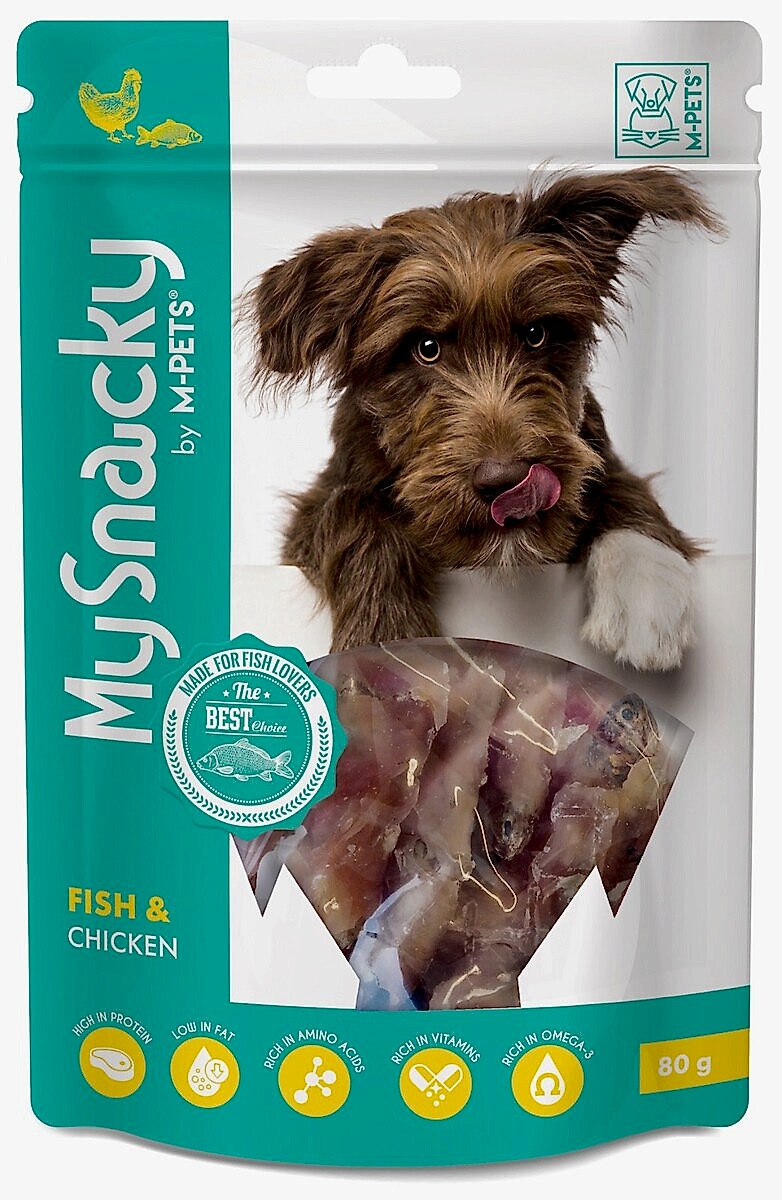  - M-PETS MY SNACKY FISH&CHICKEN KÖPEK ÖDÜL 80GR