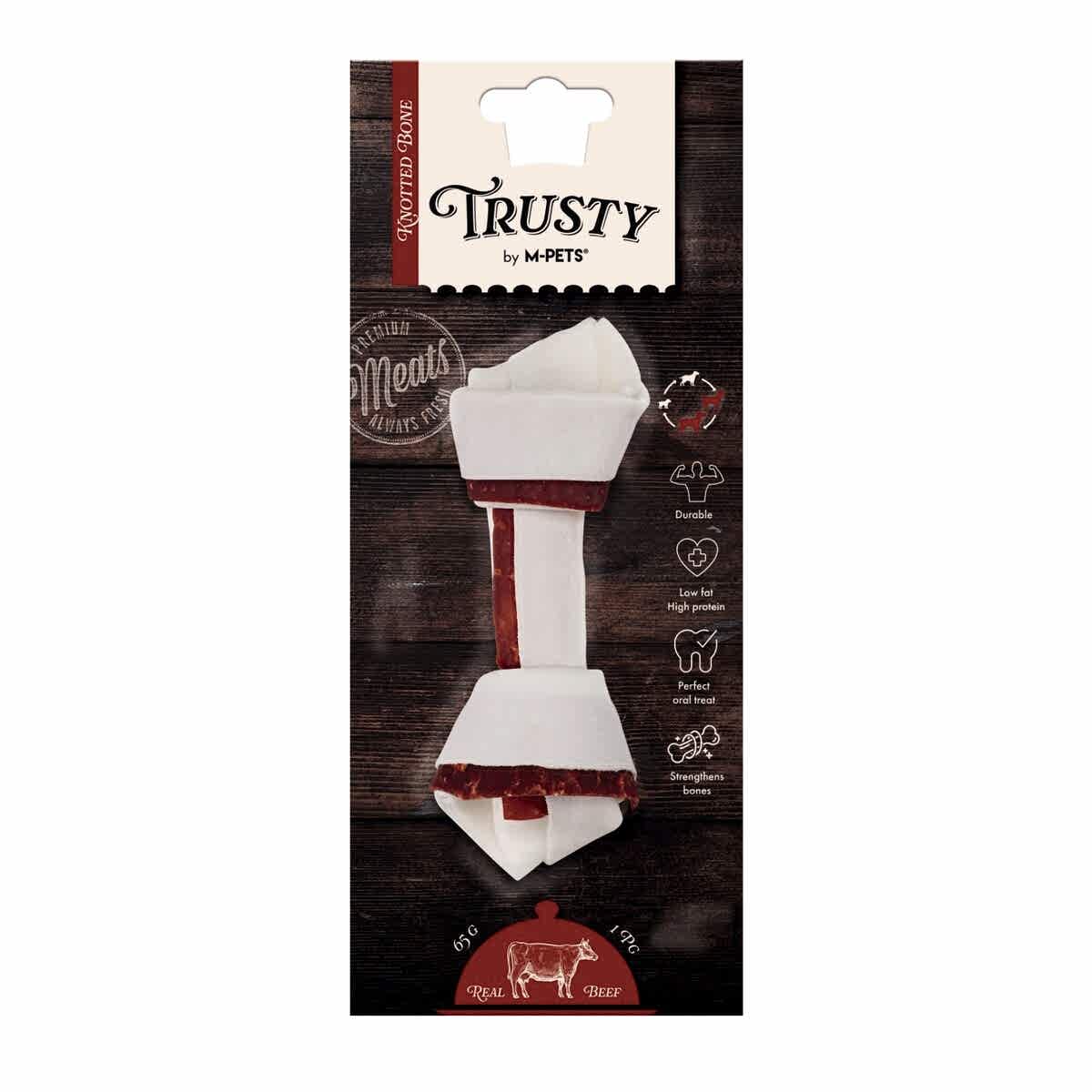  - M-PETS TRUSTY BEEF DÜĞÜMLÜ KEMİK 65GR/15,3CM