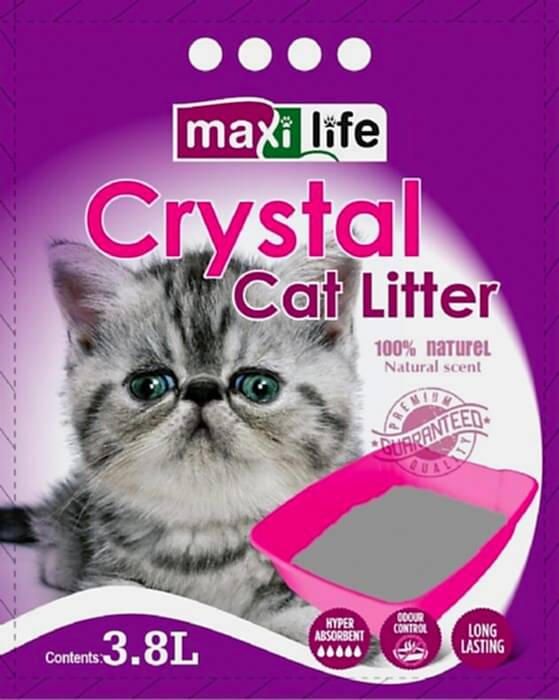  - MAXİ LİFE SILICA KEDİ KUMU 9' LU 3,8 LT 1.4 KG