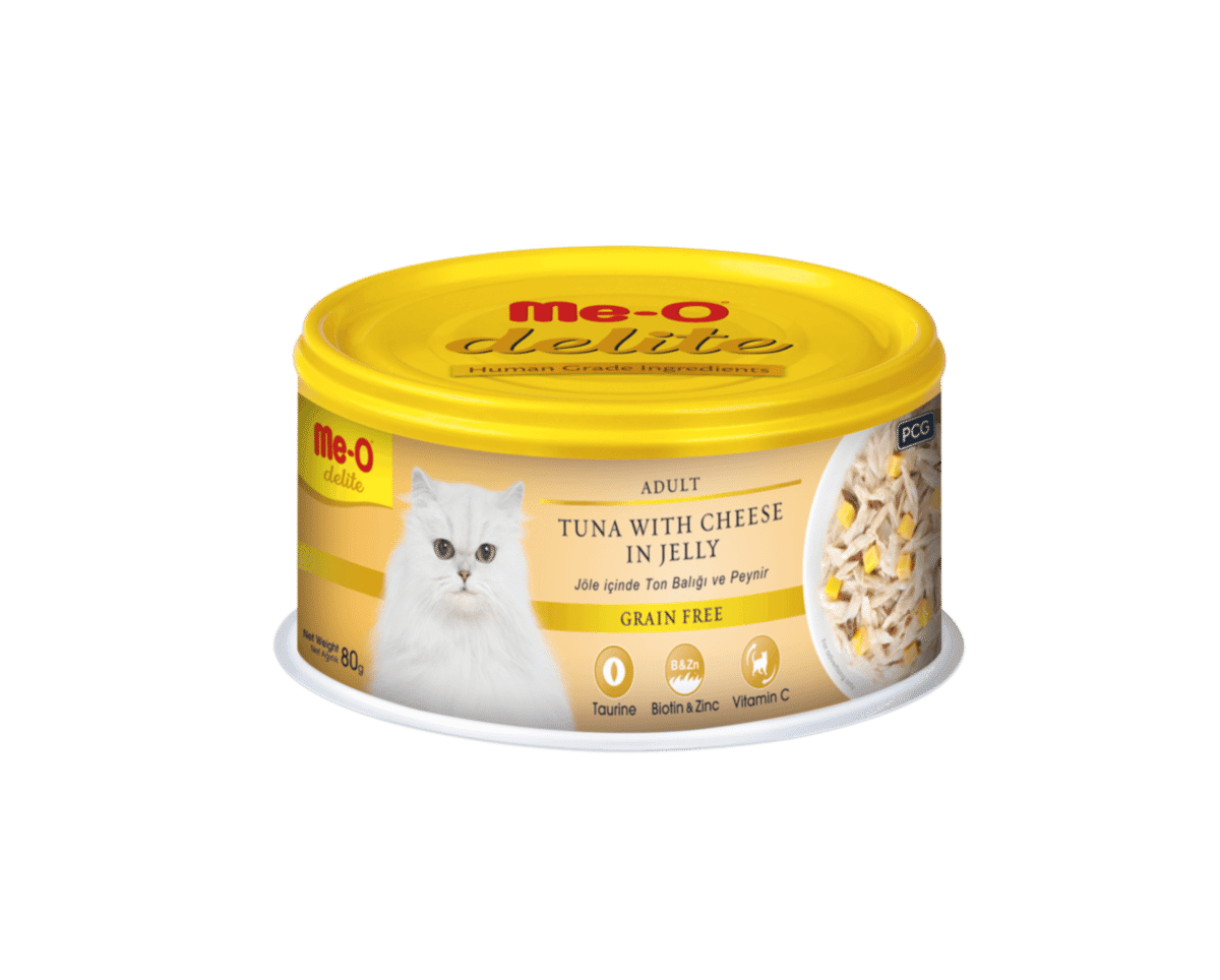  - ME-O DELITE TON BALIĞI VE PEYNİRLİ KEDİ KON.80GR 24'LÜ