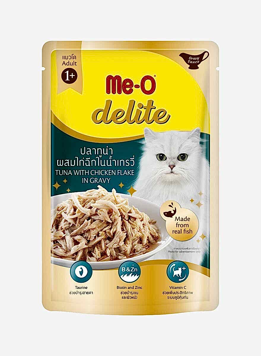  - ME-O DELITE TON BAL.TAVUK SOS KEDİ YAŞ MAMA 70GR 12'Lİ