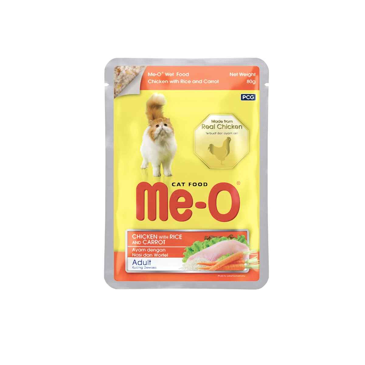  - ME-O TAVUK-PİRİNÇ-HAVUÇ KEDİ YAŞMAMA 80GR 12'Lİ