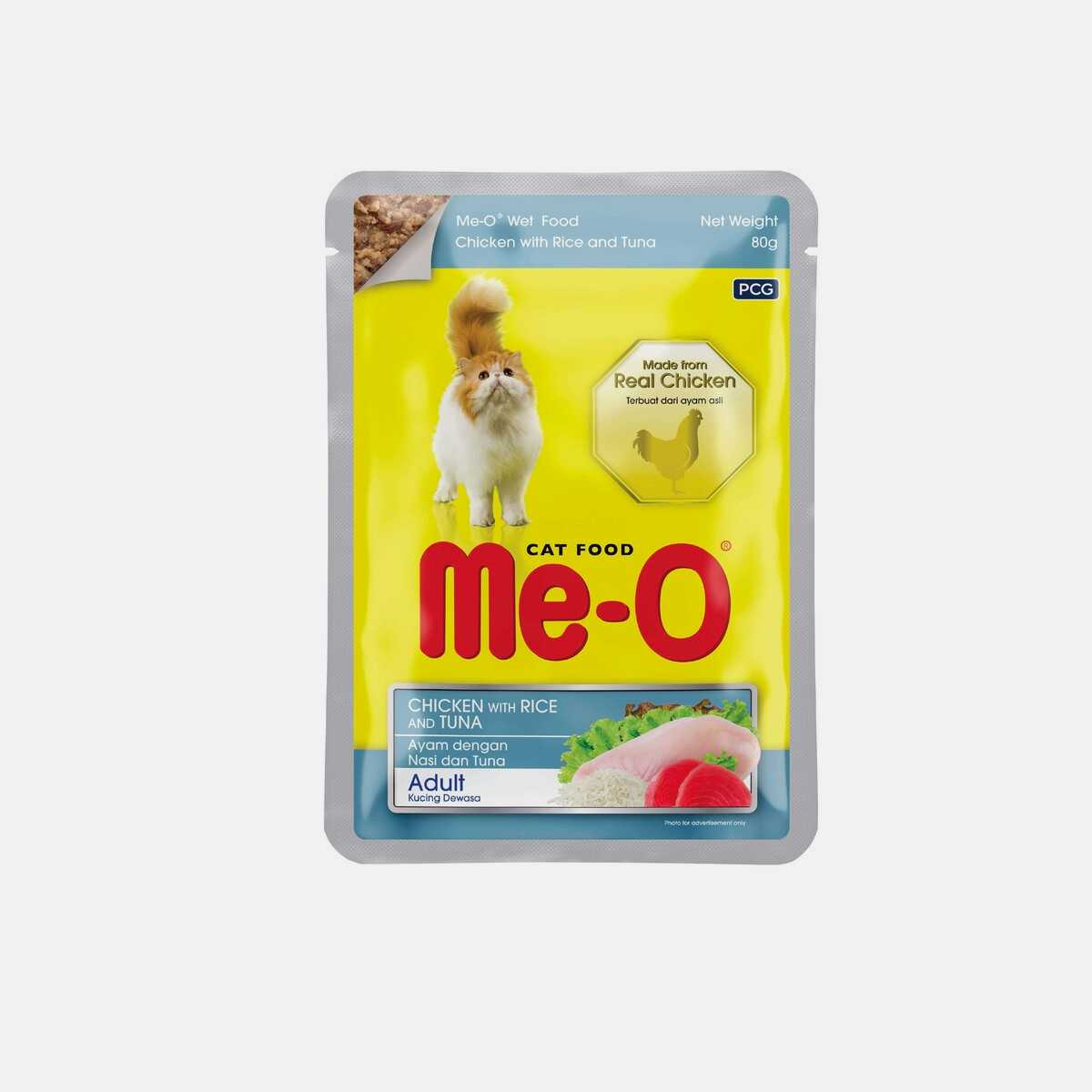  - ME-O TAVUK-PİRİNÇ-TON KEDİ YAŞMAMA 80GR 12'Lİ