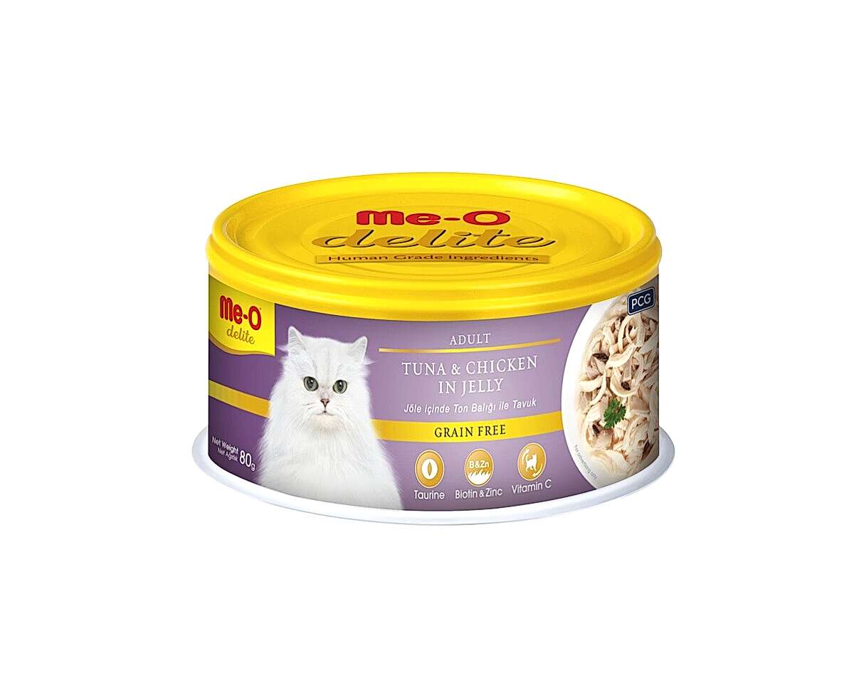  - MEO-DELITE TON BALIĞI VE TAVUK KEDİ KON.80 GR 24'LÜ