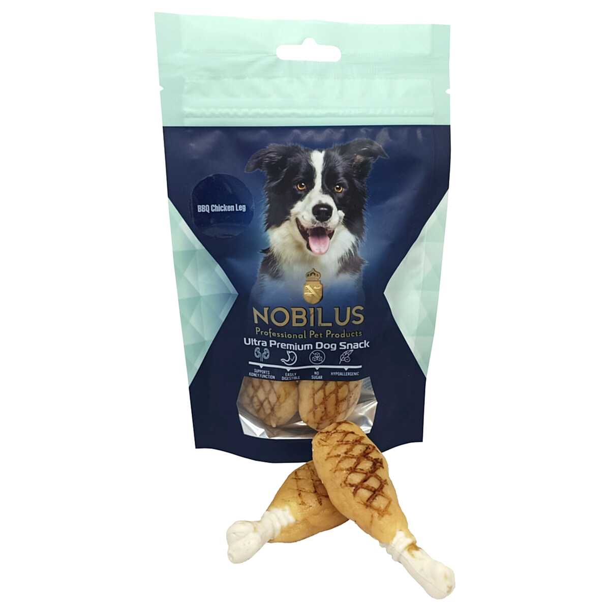 - NOBILUS BBQ CHICKEN LEG DOG SNACK