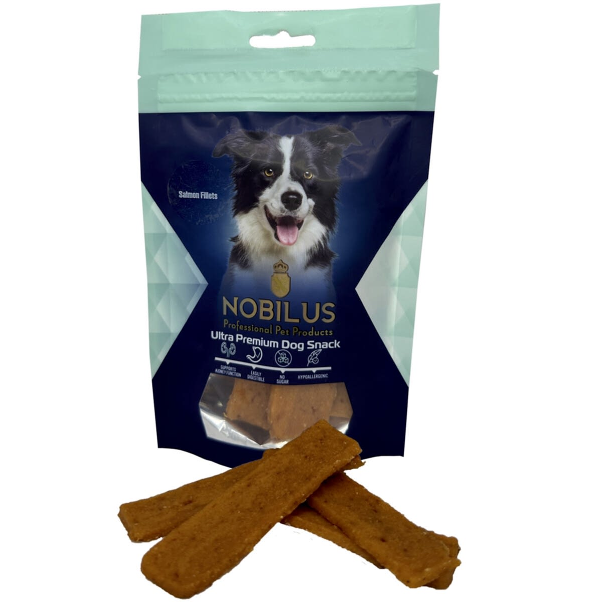  - NOBILUS SALMON FILLETS DOG SNACK