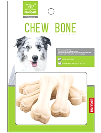  - NUNBELL BEYAZ PRES KEMİK 20CM 10'LU PAKET