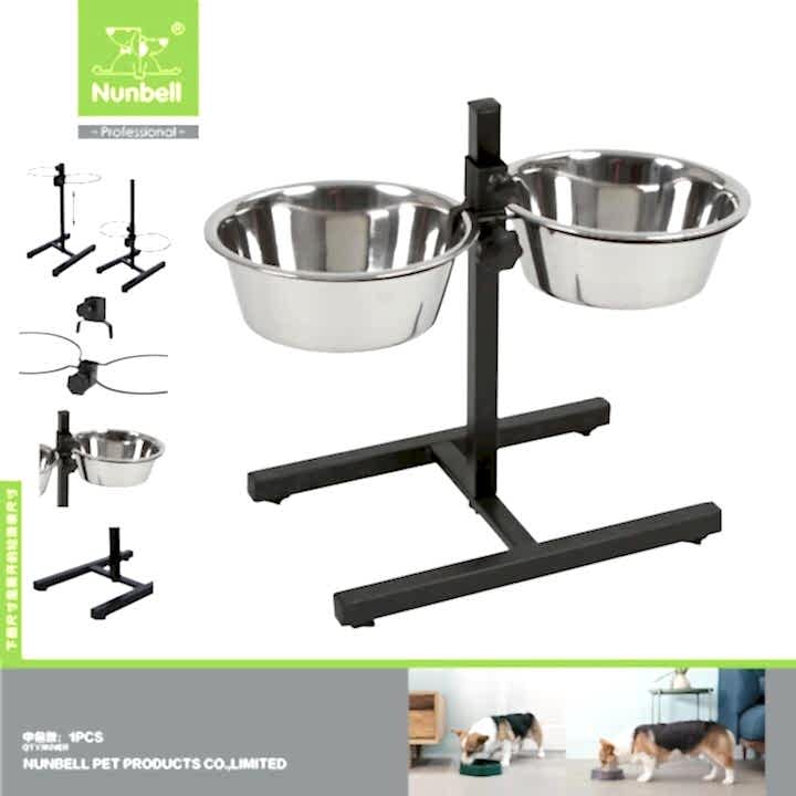  - NUNBELL İKİLİ ÇELİK MAMA KABI 24CM