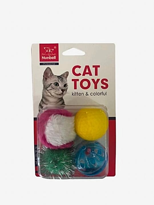 NUNBELL - NUNBELL KEDİ OYUNCAGI 4 PARÇA