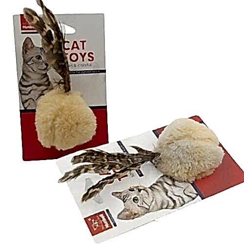 NUNBELL - NUNBELL KEDİ OYUNCAGI TÜYLÜ TOP