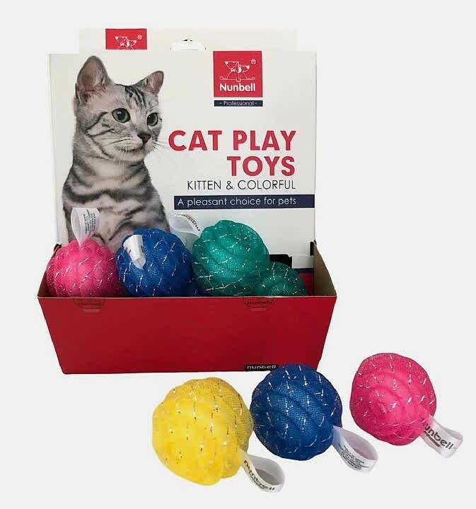 NUNBELL - NUNBELL KEDİ OYUN.HIŞIRTILI TOP 36'LI