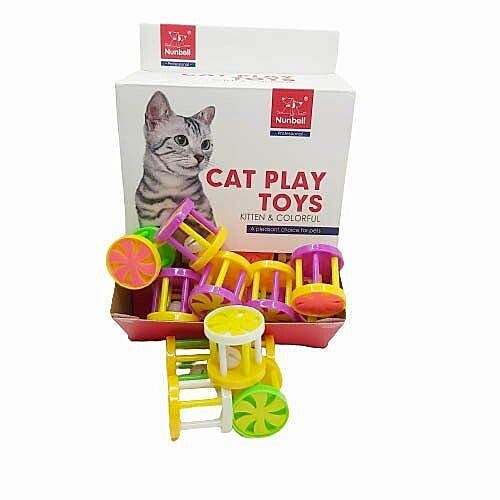 NUNBELL - NUNBELL KEDİ OYUN.SİLİNDİR 40'LI