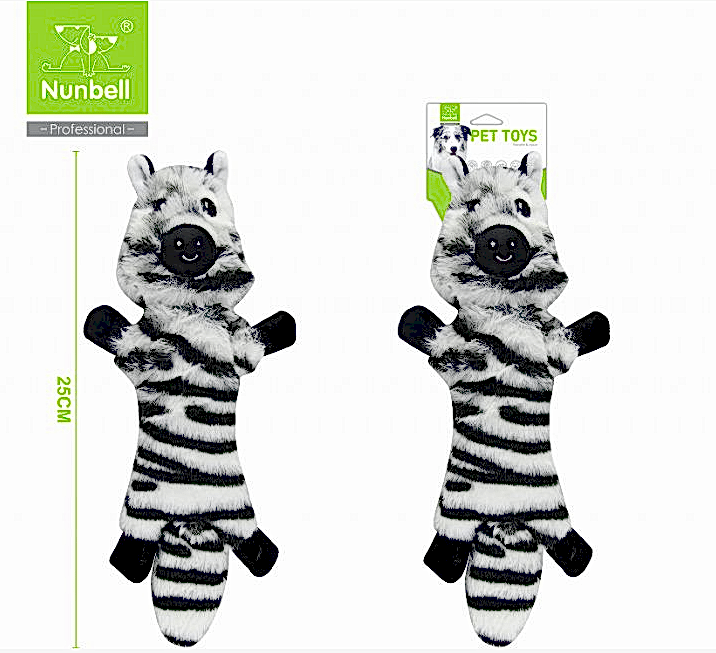  - NUNBELL KÖPEK OYUN PELUŞ ZEBRA