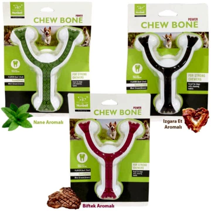  - NUNBELL KÖPEK OYUNCAGI ÇATAL KEMİK M
