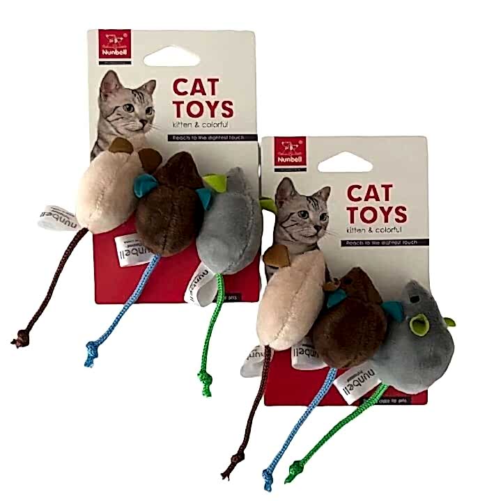 NUNBELL - NUNBELL RENKLİ FARE 3'LÜ