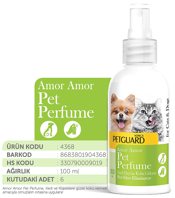  - PETGUARD AMOR AMOR KEDİ KÖPEK PARFÜM 100 ML