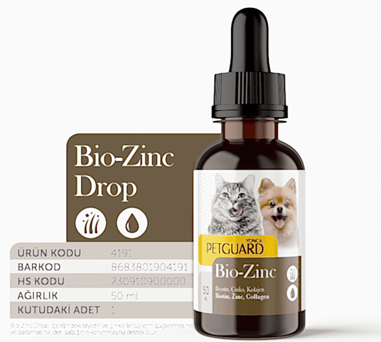  - PETGUARD BİO-ZİNC DAMLA KEDİ KÖPEK 50ML