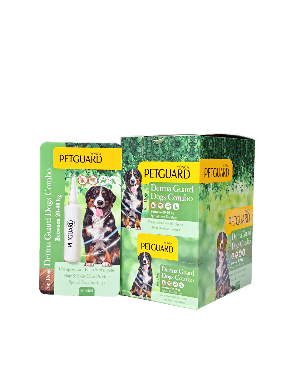  - PETGUARD DERMA GUARD 20-40 DOG 12*3 ML