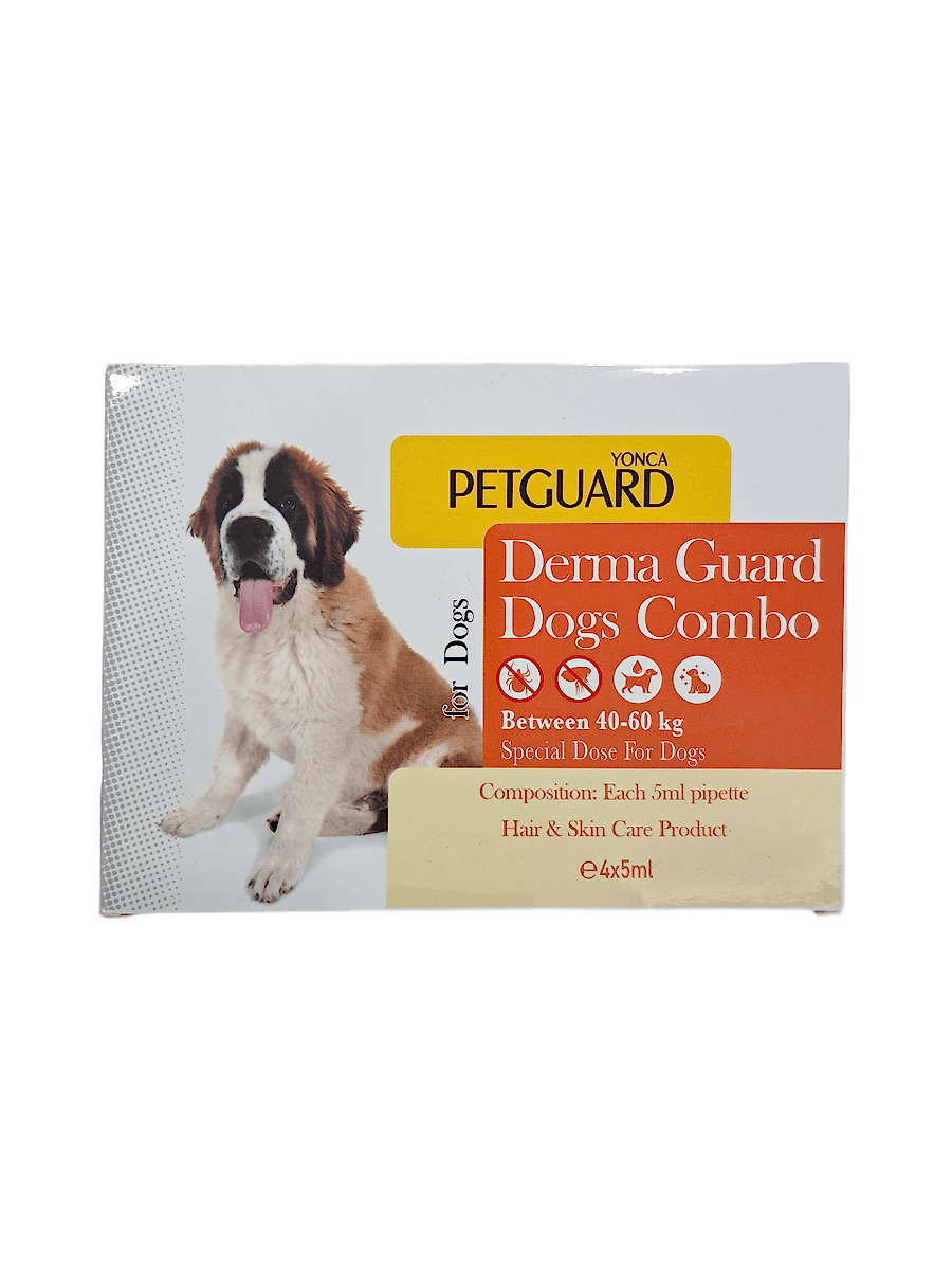  - PETGUARD DERMA GUARD 40-60 KG DOGS COMBO 4*5ML