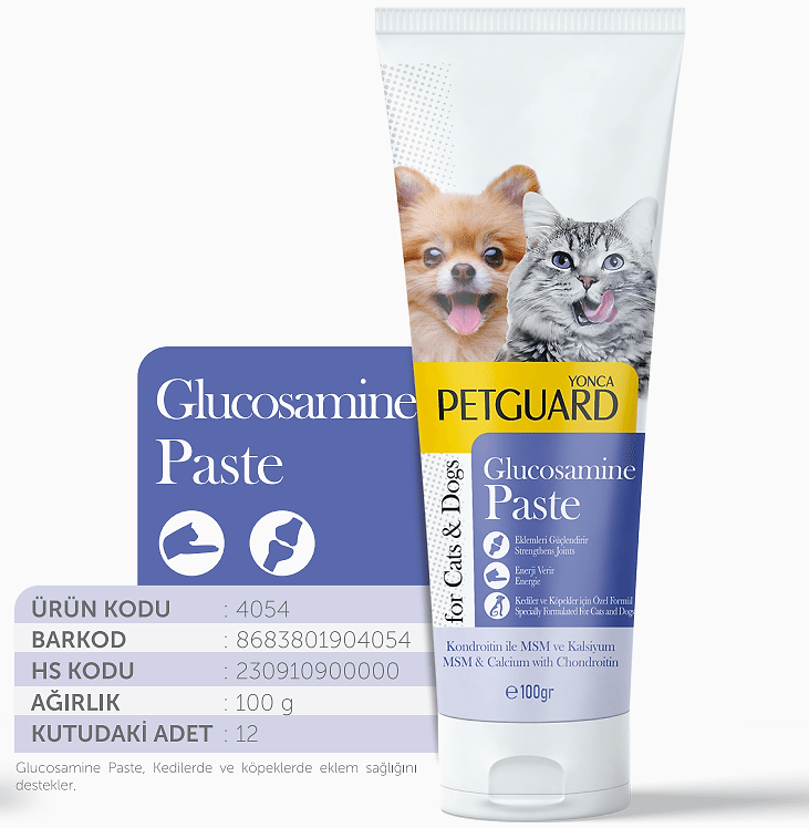 - PETGUARD GLUCOSAMİNE KEDİ KÖPEK PASTE 100GR