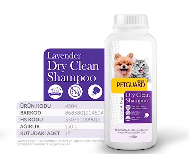  - PETGUARD LAVANTA KURU TOZ ŞAMPUAN KEDİ KÖPEK 150GR