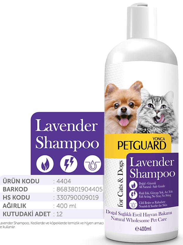  - PETGUARD LAVENDER SHAMPOO KEDİ KÖPEK 400ML
