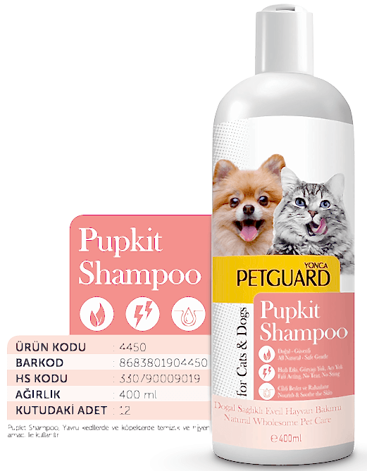  - PETGUARD PUPKİT SIVI ŞAMPUAN KEDİ KÖPEK 400ML
