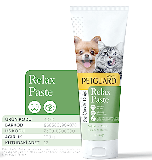  - PETGUARD RELAX KEDİ KÖPEK PASTE 100 GR
