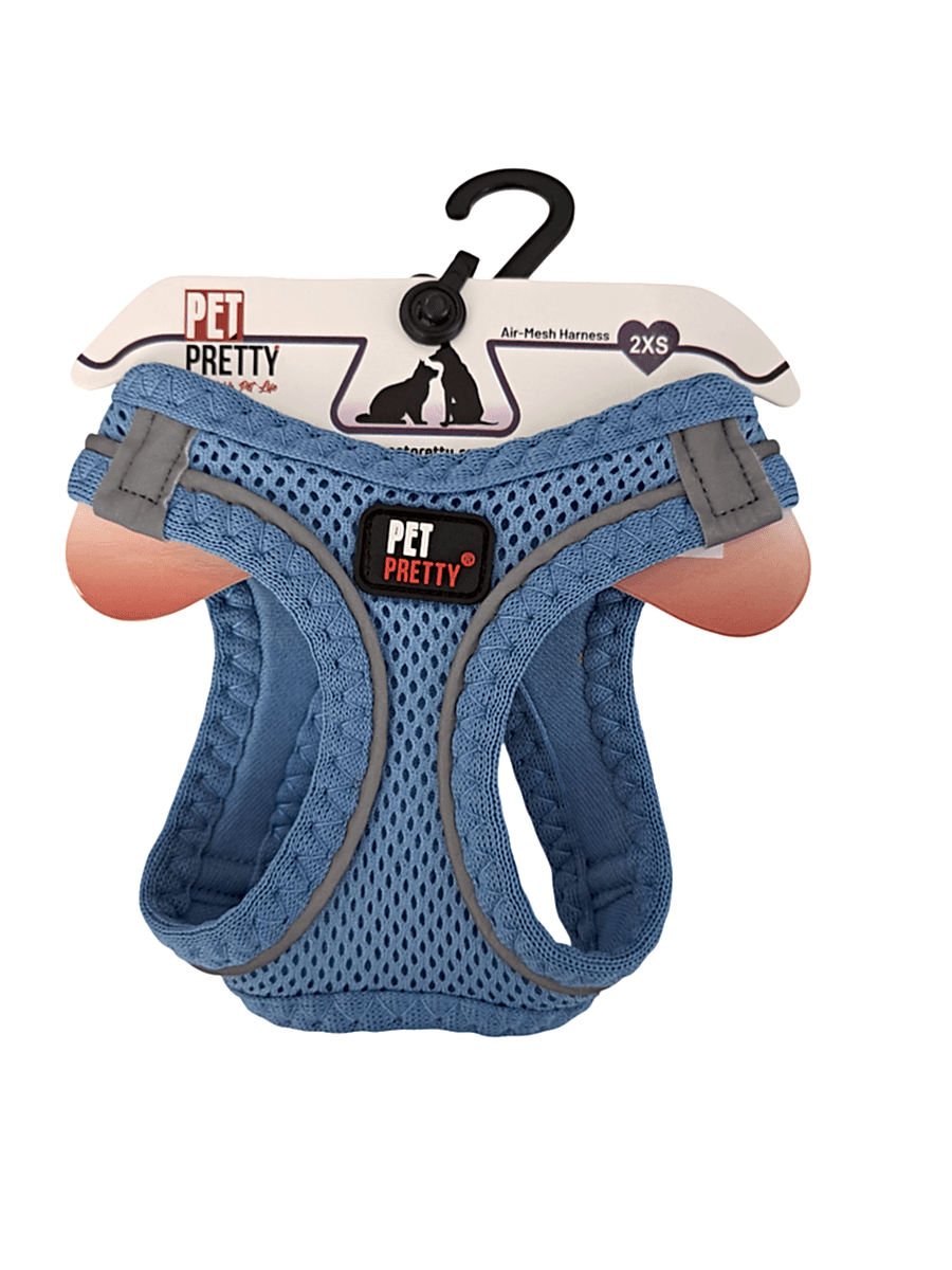  - PETPRETTY GÖĞÜS TASMA 2XS MAVİ