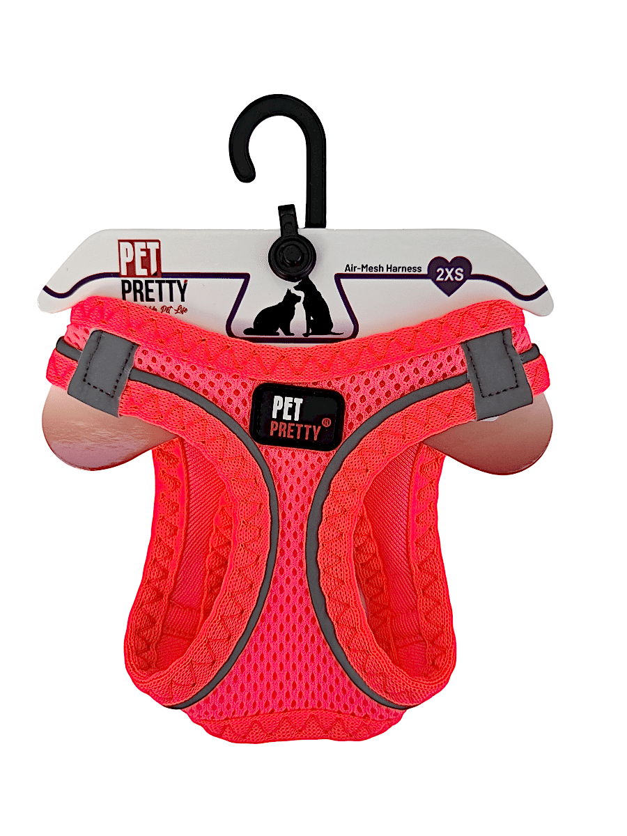  - PETPRETTY GÖĞÜS TASMA 2XS NEON PEMBE