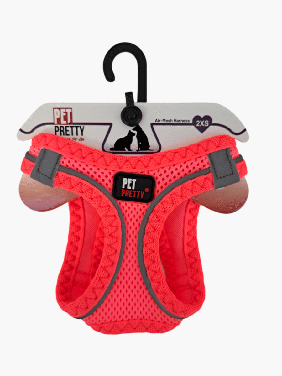 PETPRETTY GÖĞÜS TASMA 2XS NEON PEMBE