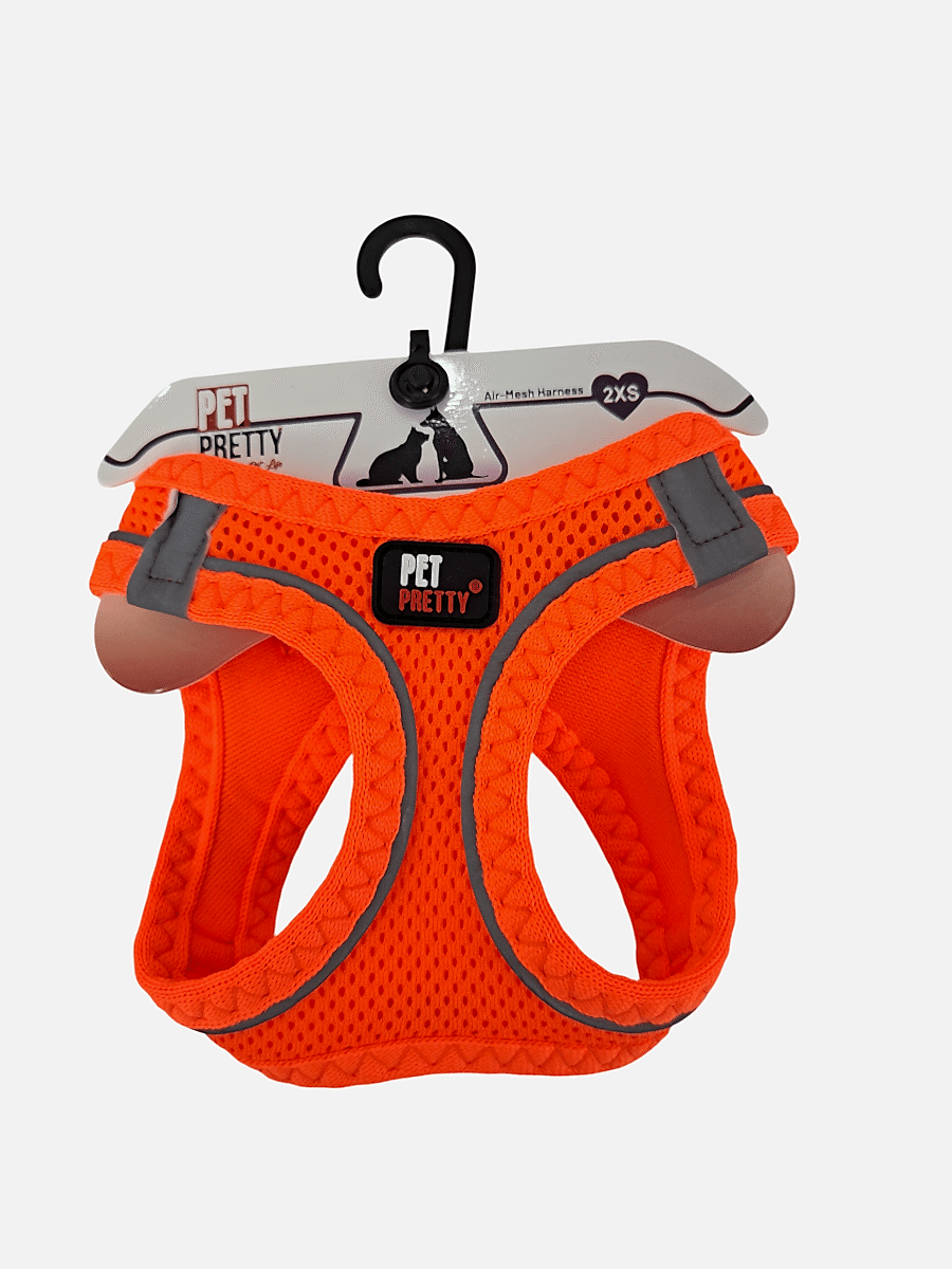  - PETPRETTY GÖĞÜS TASMA 2XS NEON TURUNCU