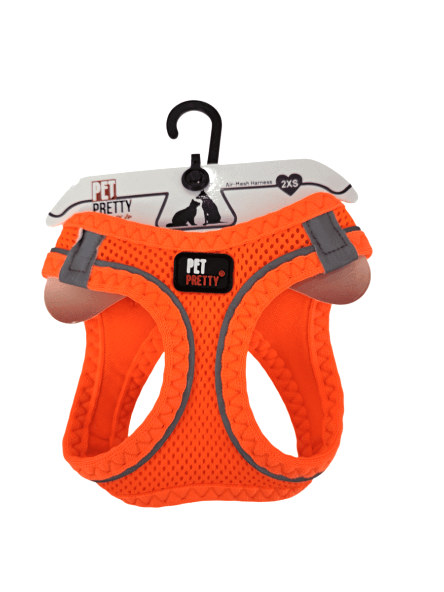 PETPRETTY GÖĞÜS TASMA 2XS NEON TURUNCU