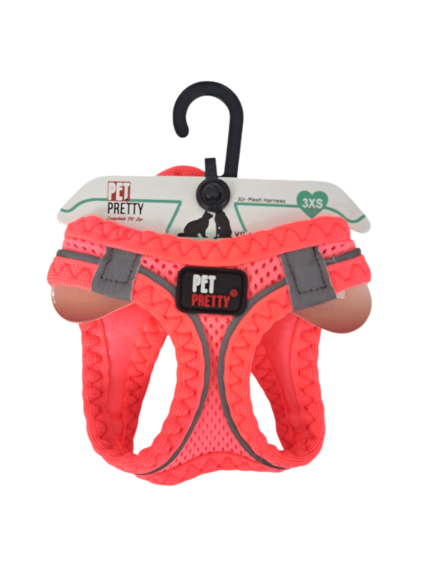 PETPRETTY GÖĞÜS TASMA 3XS NEON PEMBE 