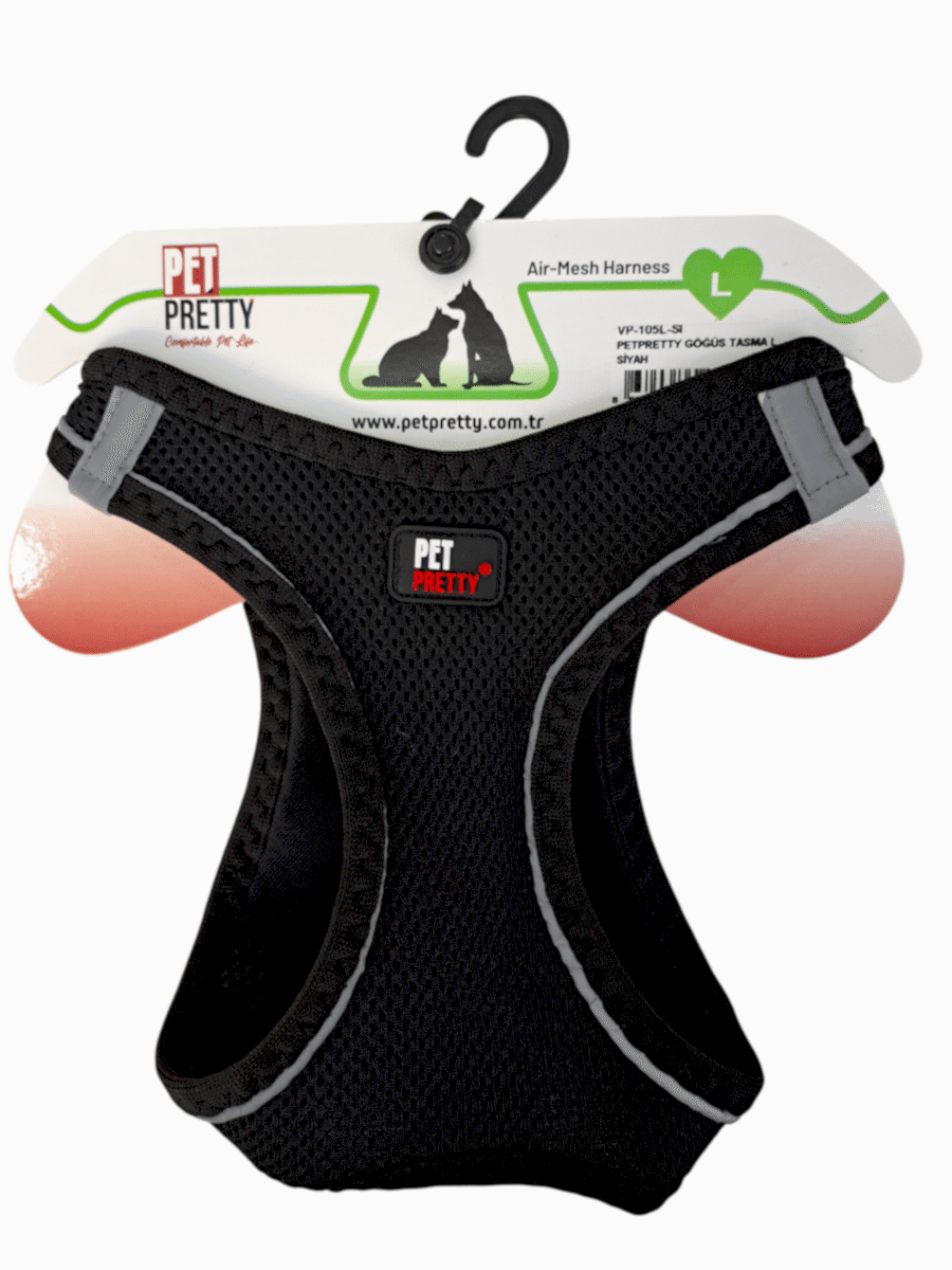  - PETPRETTY GÖĞÜS TASMA L SİYAH